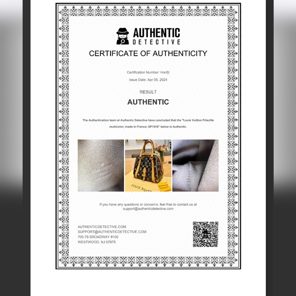 *SOLD* LV Murakami Black Monogram Priscilla bag w/COA - Picture 11 of 12